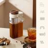 1L Cold Brew Coffee Pot Portable Iced Coffee Maker Cold Brew Fruit Tea Jar Leak Proof Container with Filter Mesh Kitchen Tools