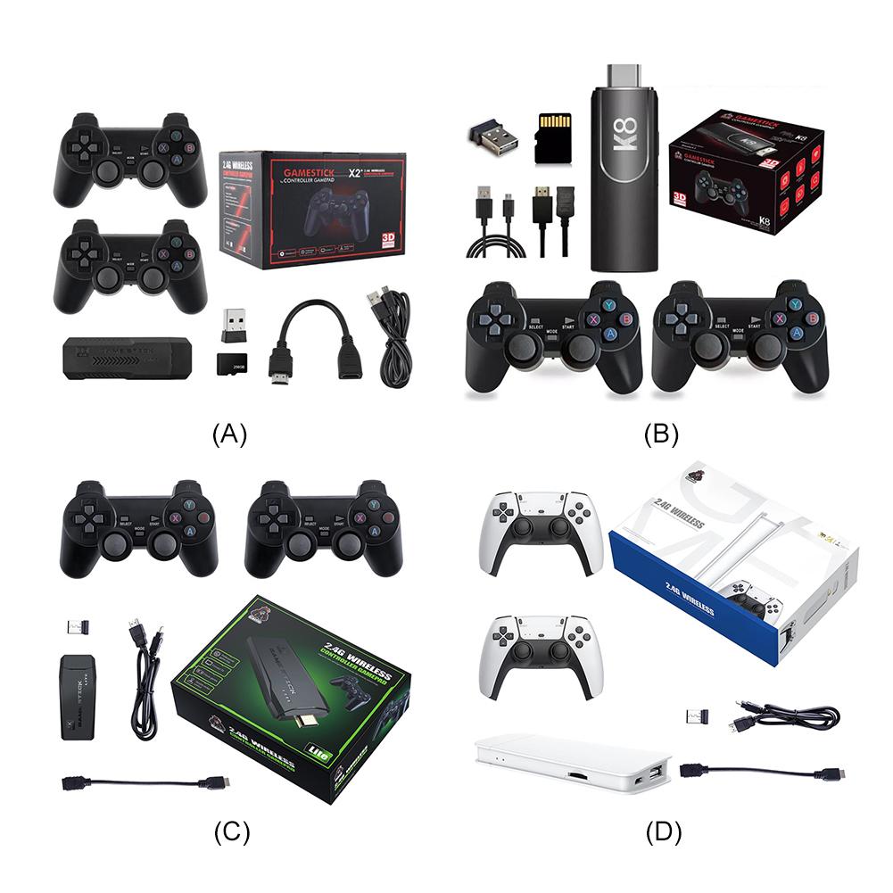 Ретро Игровая Приставка 58000+ Игр ТВ Портативная Игровая Консоль 20000 Игр Беспроводной Контроллер для PS1 N64 DC