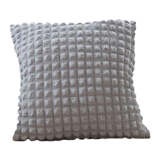 45x45 см квадратная наволочка слоеная решетка элегантный однотонный современный молния полиэстер диван спальня украшение дома подушка наволочка