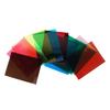 Self adhesive transparent glitter glass film  A4 sample pack  Christmas party and home window decorations  colorful