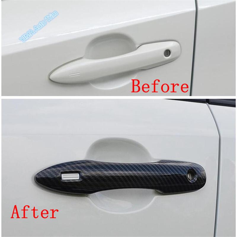 LHD Auto Outside Door Pull Doorknob Handle Bowl Decor Cover Trim ABS Accessories For Toyota Corolla Cross 2024