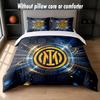 Borussia Dortmund Design Bed Bedding Set 1 Duvet Cover + 2 Pillowcases Soft Breathable Household Bed Linens