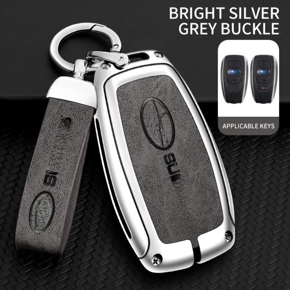 Автомобильный чехол-сумка для ключей из цинкового сплава для Subaru Brz Wrx Xv Ascent Forester Outback Impreza Legacy Металлическая оболочка для ключа автомобиля Автоаксессуары