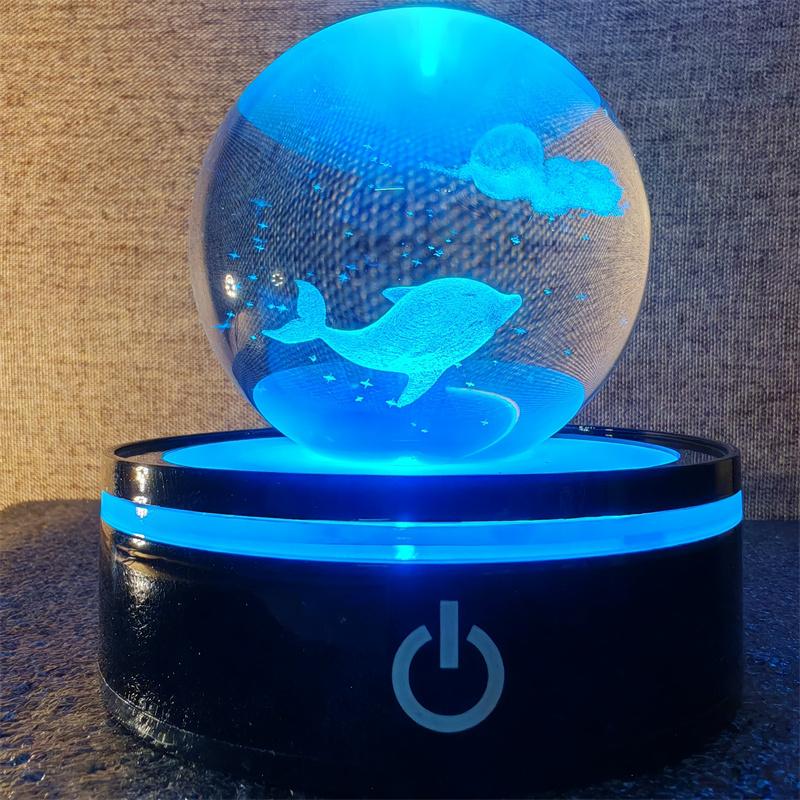 Солнечная система 3d хрустальный шар Хрустальный глобус Лазерная резка Хрустальный шар с шаровой подставкой Декоративные сферы планет Галактика Подарок на день рождения Украшения