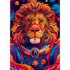 Poster Cartoon Cute Animals Astronaut Space Wall Art Canvas Painting Prints Pictures for Modern Living Room Home Decor Frameless