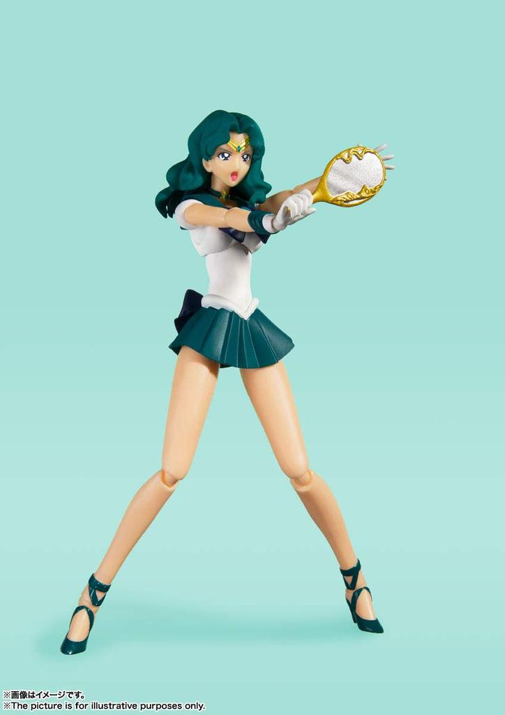 TAMASHII NATIONS Sailor Moon Sailor Neptune Color 150mm Painted Movable Figure BAS61281 S.H.Figuarts -Animation Edition- Approx. ABS&PVC