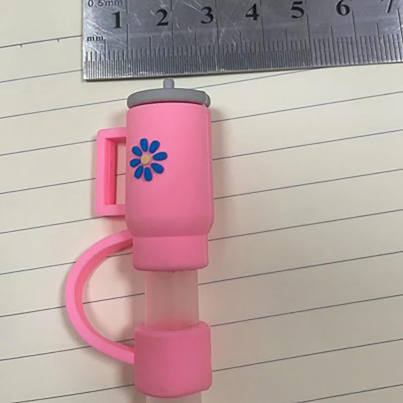 Соломенная крышка для Кубка Стэнли, силиконовый топпер из соломы, подходит для стакана Stanley Oz с ручкой, 10 мм, чехлы для наконечников соломинки