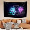 Rock Music Tapestry Heavy Metal Band Home Decoration Wall Hanging Dormitory Background Party Or Concert Decor