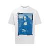 Summer Men's T Shirt Abloh Vintage Retro Oil Painting Printed T-shirt Loose Short Sleeved Shirt Men Women  T Shirts