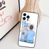 Мама и Дочь Девочка Сын Папа Чехол Для iPhone 11 12 13 14 16 15 Pro Max Mini X XS Max XR Plus Чехол Coque