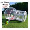10-Foot Inflatable Bubble Tent - Transparent Outdoor Playhouse for Kids, Perfect for Parties & Playdates