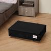 Under-Bed Storage Box with Wheels Foldable Storage Bin Under Bed Zippered Space-Saving Rolling Organizer