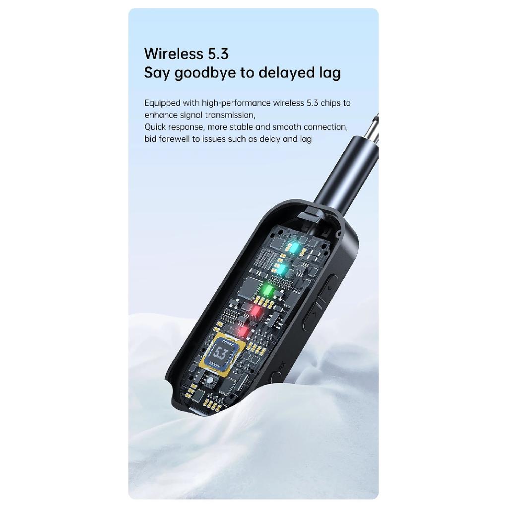 2-в-1 Беспроводной Bluetooth 5.3 Приемник-Передатчик Адаптер 3,5 мм Jack TF Для Автомобильной Музыки Аудио Aux Наушников Приемник Handsfree