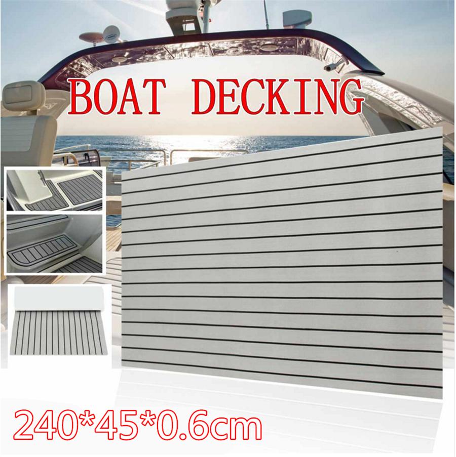 17.7"x94.5" EVA Teak Marine Decking 0.24" Self-Adhesive