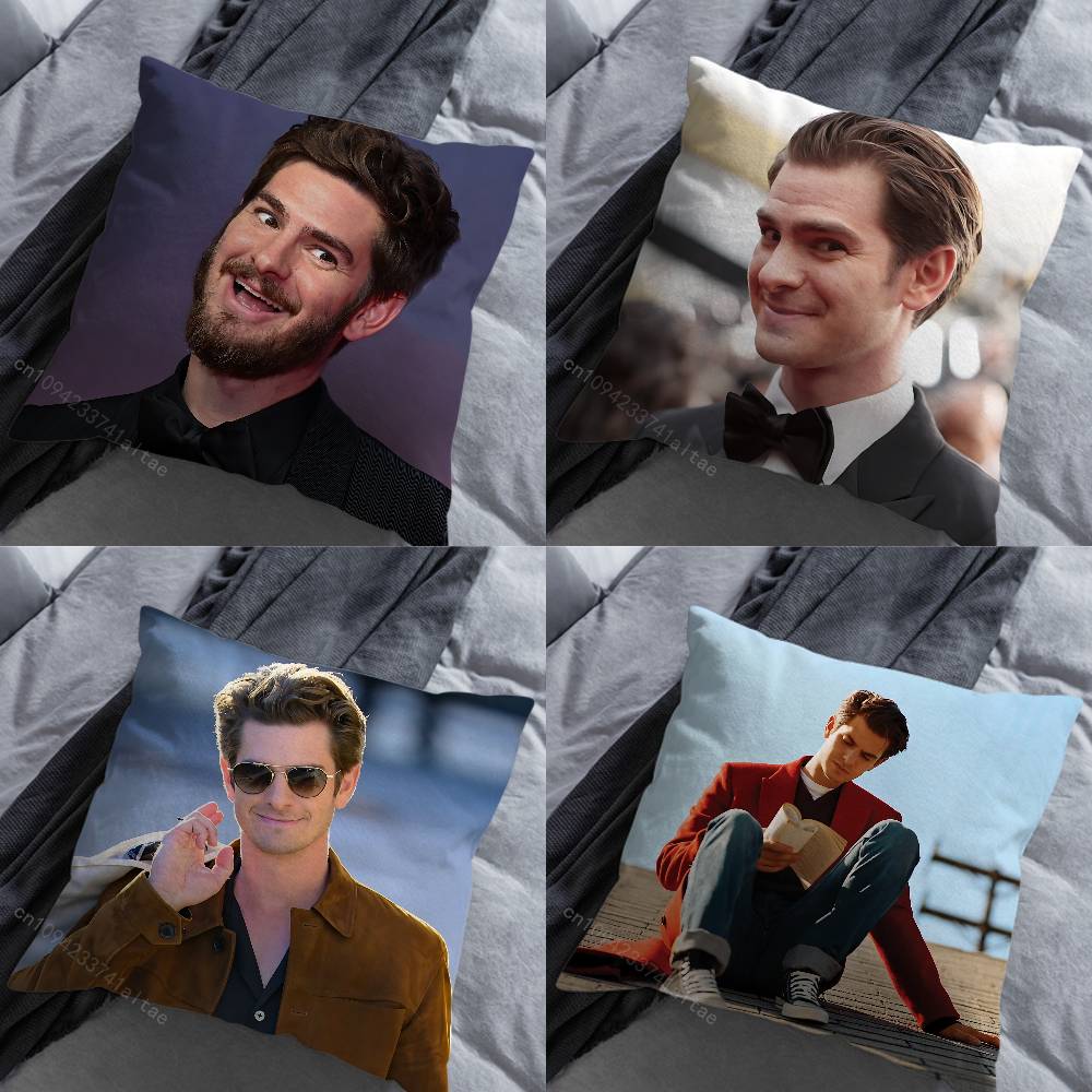 Actor AAndrew GGarfield Pillowcase for Sofa Room Office Decor Printing Merchandise AllMatch Cushion Cover