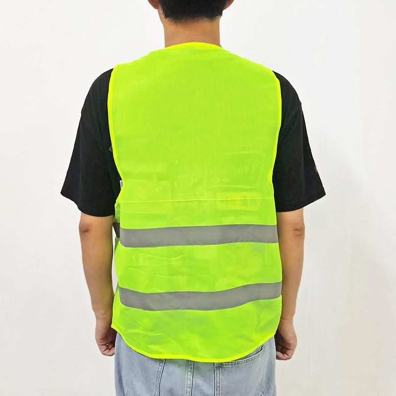 Летняя светоотражающая одежда Защитный жилет Строительная площадка Транспорт Садовые санитарные работники Светоотражающий жилет Рабочая одежда ночью