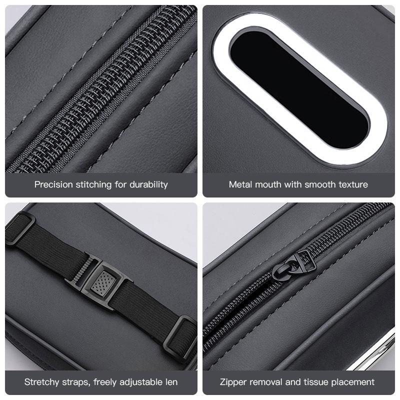 Car Tissue Box Leather Tissue Storage Bag For Lexus RX330 IS250 Ct200h ES300h RX350 IS300h Kleenex Case Car Interior Accessories