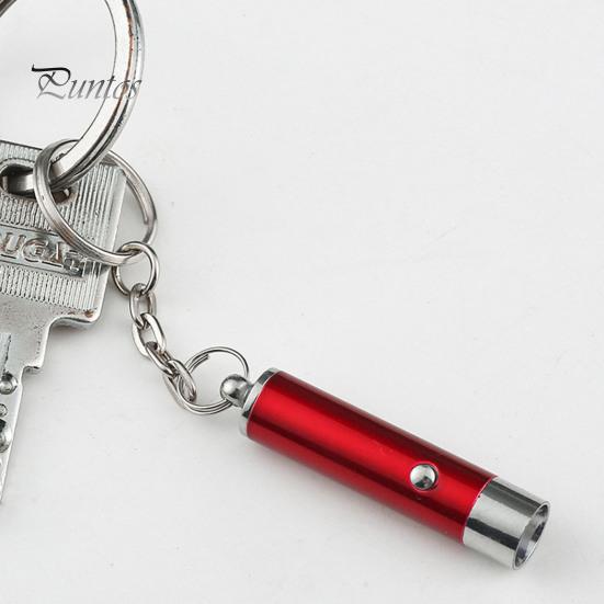 УФ-фонарик, брелок, мини-на батарейках, портативный, многофункциональный, защита от фальшивых денег, металлический черный фонарь, брелок для ключей, принадлежности для рюкзака