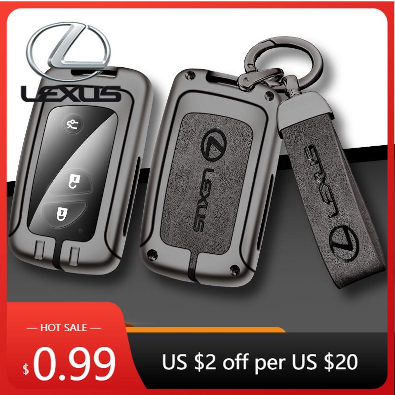 Interior Stickers Leather Car Metal Key Case Cover For Lexus CT200H GX400 GX460 IS250 IS300C RX270 ES240 ES350 LS460 GS300 450h MY3