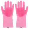 Pet Grooming Bathing Gloves Dog Cat Magic Massaging Shampoo Scrubber Silicone Hair Removal Cleaning Glove Dishwashing Tool