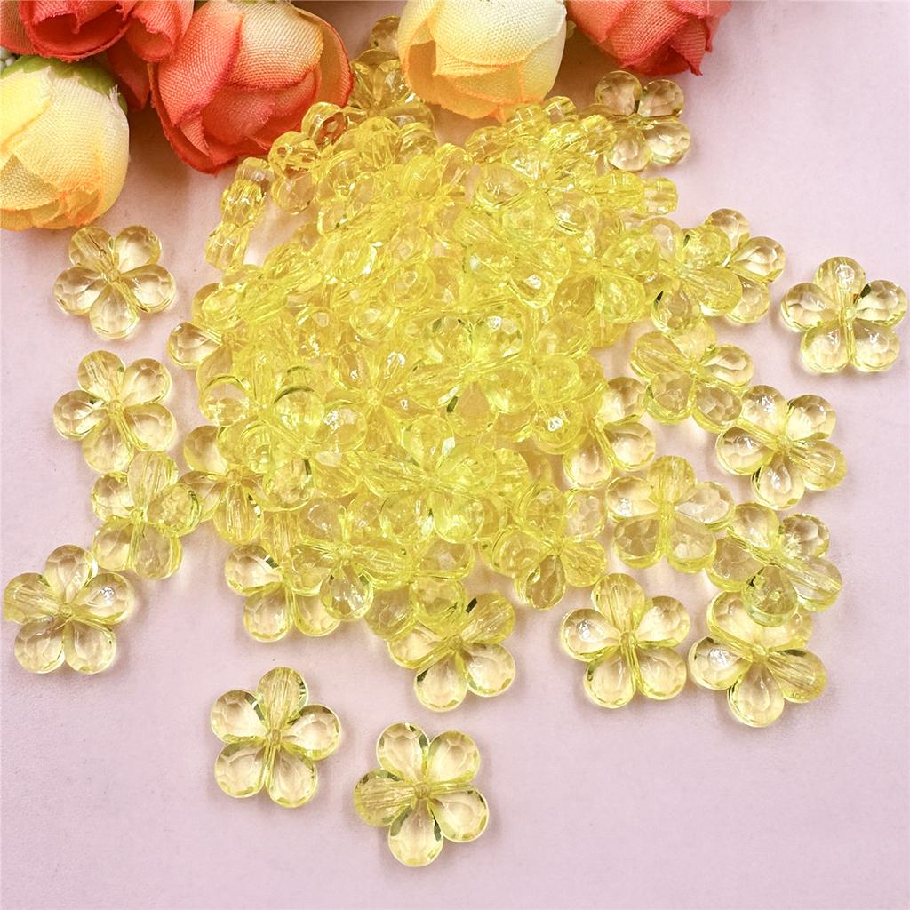 Аксессуары для украшений ручной работы, разноцветные, для изготовления ожерелий и серег, материал ручной работы, акрил, 14 мм, разделительные, россыпные бусины с отверстием, для рукоделия, DIY, 100 шт.