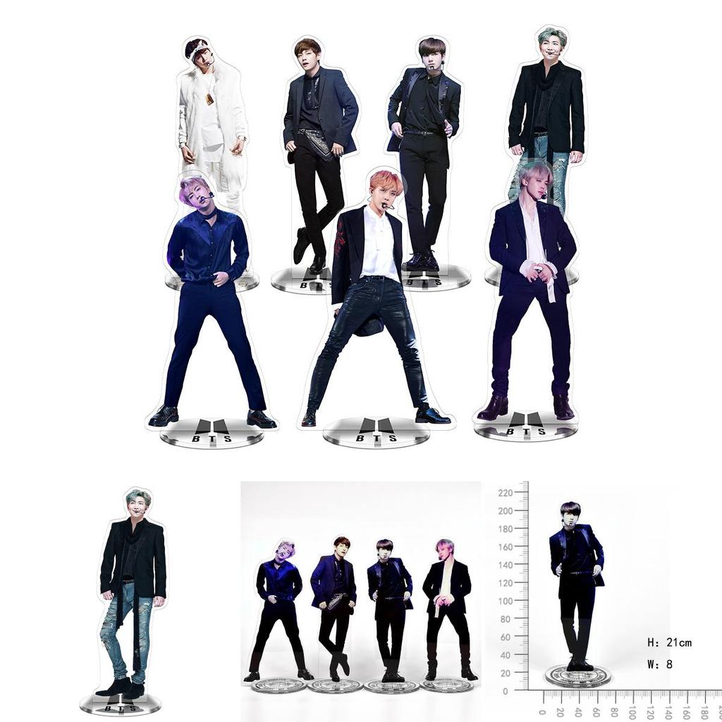 Premium Quality Kpop Bts Fake Love Yourself Acrylic Standee Action Figure Doll For Elegant Table Desk Decor