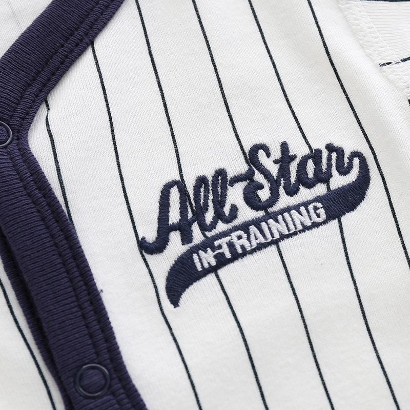 Детский комбинезон для мальчиков без косточек с короткими рукавами, летний