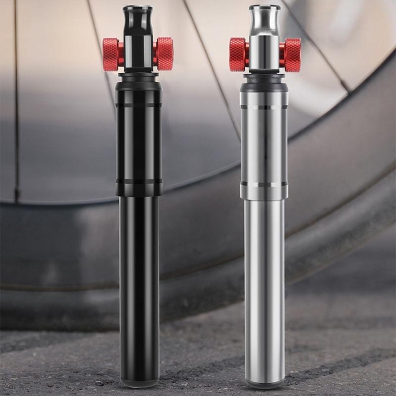 Мощный ручной насос для велосипеда 130 PSI, Накачиватель шин для велосипедных шин, Легкая металлическая конструкция