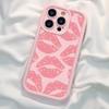Чехол Sky Eye Pink Groove с принтом помады для iPhone 15/16/17
