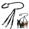Heavy Duty 3 Dog Leash,3 Way Dog Leash Multiple Dog Leash Detachable 360° Swivel With Soft Padded Handle Walking and Training