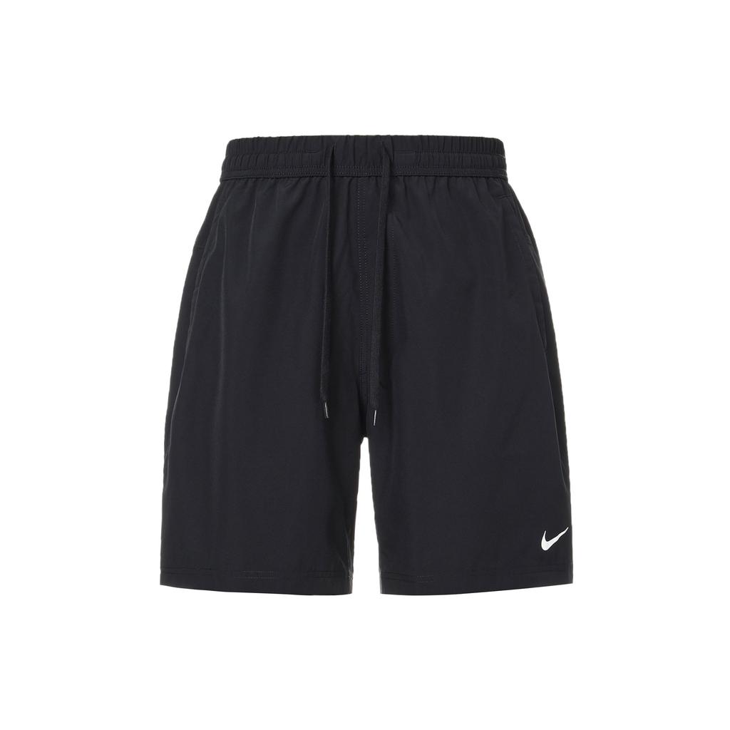 Nike Мужские повседневные шорты с кулиской Dri-FIT, однотонные, низ, черный DV9858-010