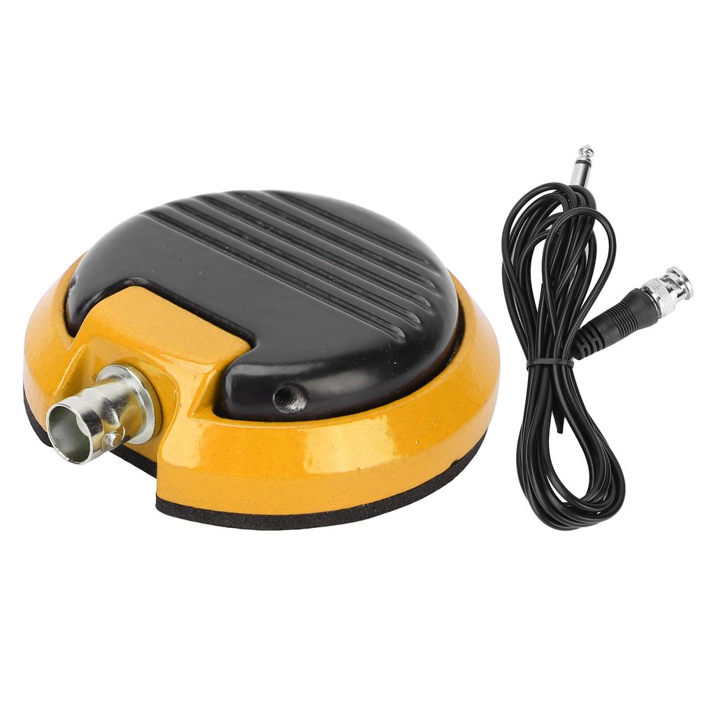 Круглый тату-педальный переключатель Портативный контроллер ножной педали для тату-машинки АксессуарРозовый