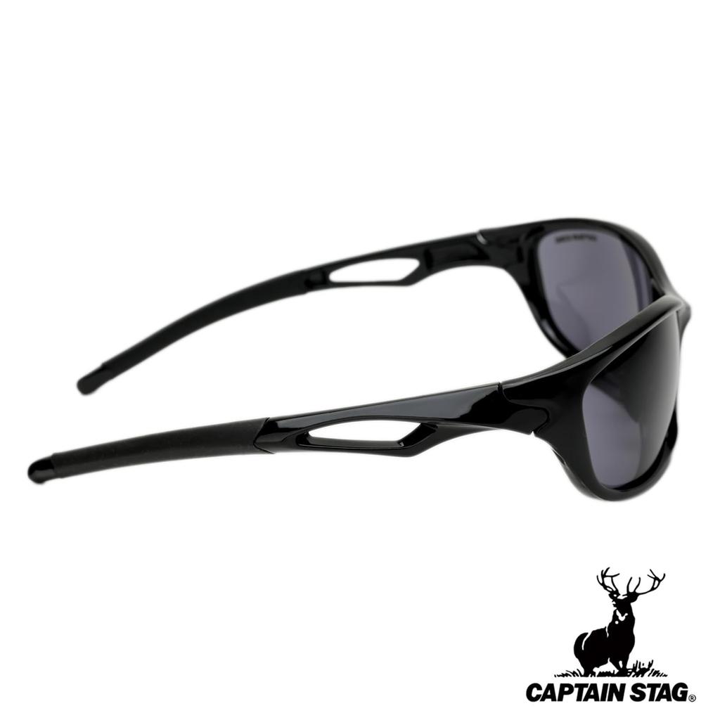 CAPTAIN STAG Спортивные пластиковые мужские солнцезащитные очки, Оправа, Черный, CS-S008-2