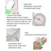 Orienteering Thumb Compass Clear Scale ABS Multifunctional Backpacking Compass with Luminous Points for Adventure Camping X 7cm BiKING! Compass, 9.6