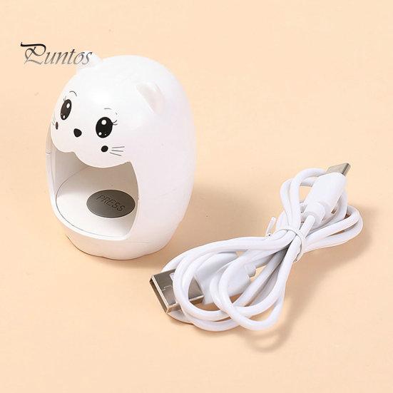 Мультяшная лампа для ногтей, мини-портативная 6 Вт, 3 светодиода, питание от USB, гель-лак для сушки, УФ-светодиодный светильник для ногтей, маникюрная сушилка, инструменты для дизайна ногтей