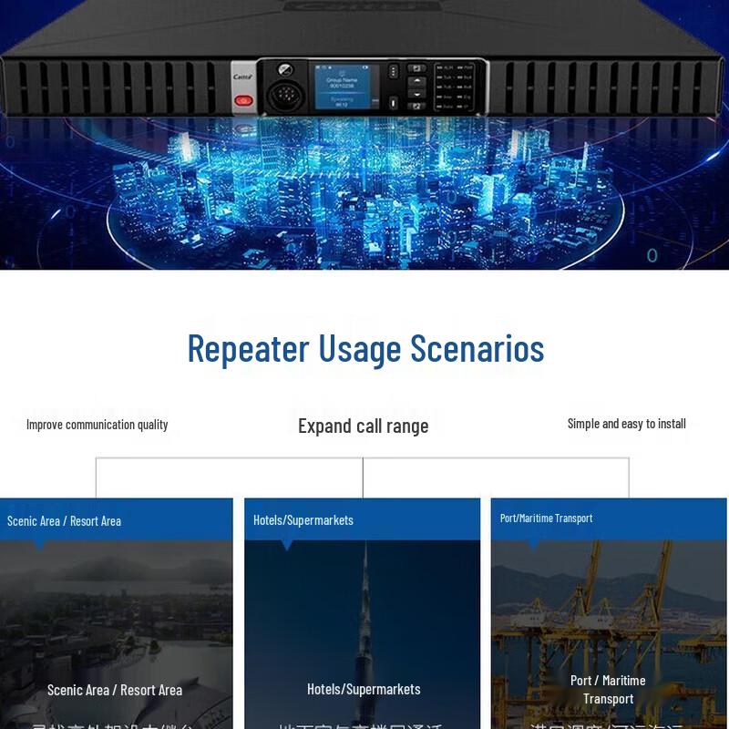 Caltta ZTE PR900 U(1) Digital Repeater Station (CN version)