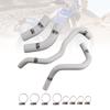 Комплект силиконовых патрубков системы охлаждения радиатора для Yamaha Tenere 700 2019-2024 Белый