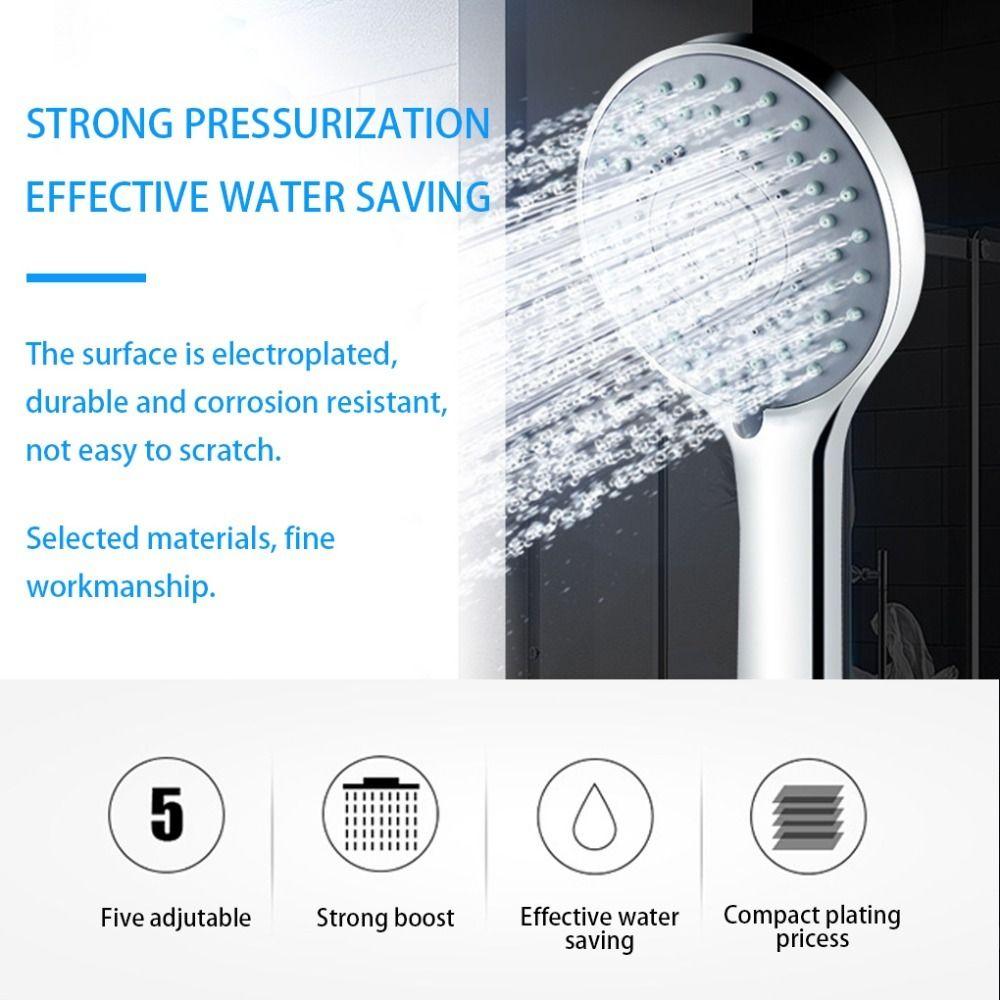 Nozzle Spa Bathroom Filter Hand Held High Pressure Shower Head