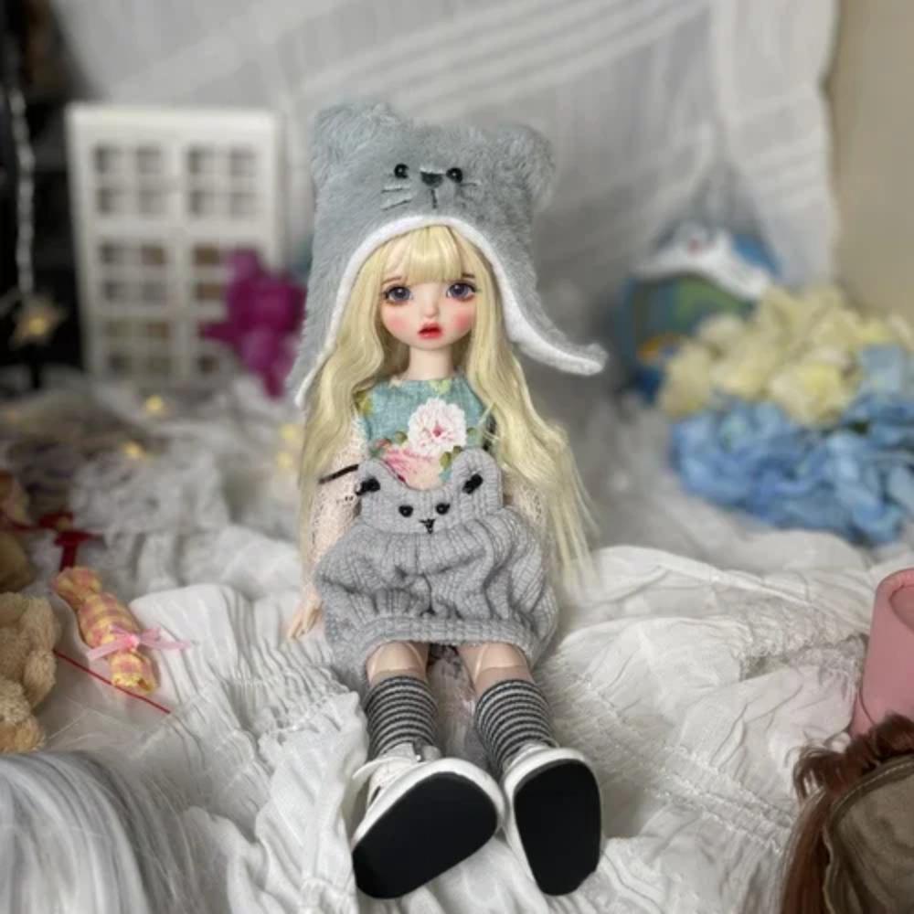 30 см Кукла для макияжа Bjd 22 шарнира Одевающаяся кукла Кукла-девочка Подарок на день рождения Шарнирная кукла Bjd 1/6 Кукла Bjd Полный набор