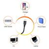 Романтическая USB лампа на закате, светодиодный Радужный неоновый ночник, проектор для фотосъемки, настенное атмосферное освещение для декора спальни, светильник