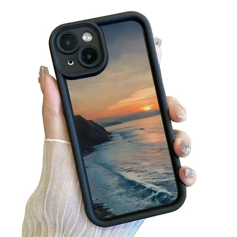 Закат послесвечение для чехла мобильного телефона iphone16pro Apple 15 личность 14 импортная торговля 13promax новый 12x