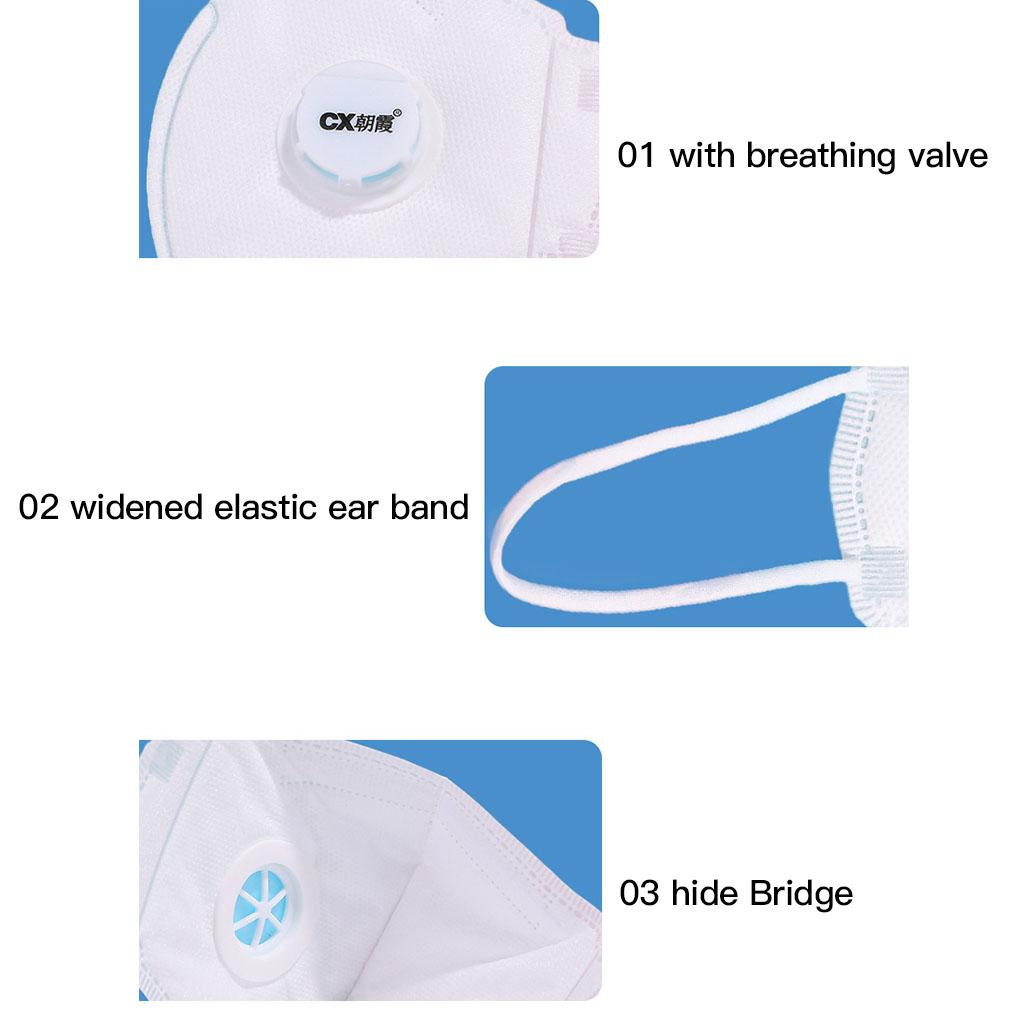 Детская защитная пылезащитная маска для детей из нетканого материала одноразовая маска для лица с односторонним клапаном тип 2 розовый