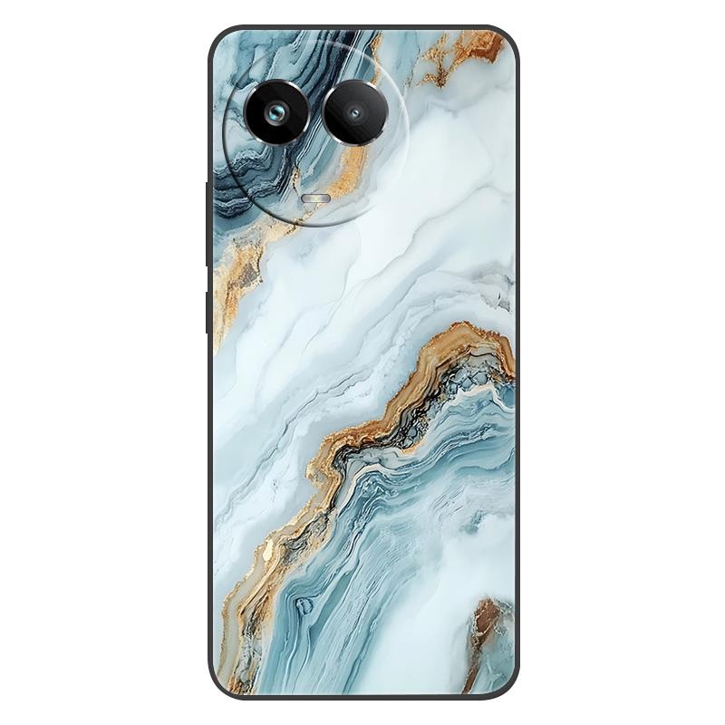 Для Realme 11 11X 5G Чехол Мраморный Мягкий Матовый Силиконовый Задняя Крышка Для Realme C67 5G V50 V50S Narzo 60X Полный Чехол Для Телефона Coque Fundas