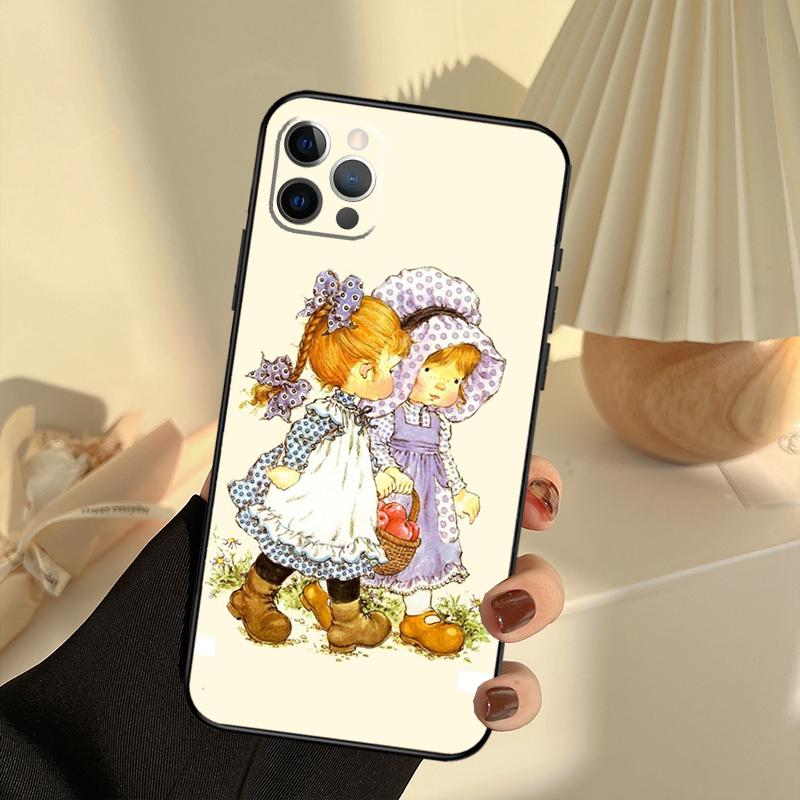 Чехол для телефона Sarah Kay Girl для iPhone 15 14 13 12 11 16 17 Pro Max 13 mini 15 16 Plus 16e 17 Air Cover Funda