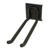 Waki Sangyo Wild Rail Hook, W Hook, Hardware, Screw, Indoor/Outdoor Use, 1 Piece, Black, WW-012