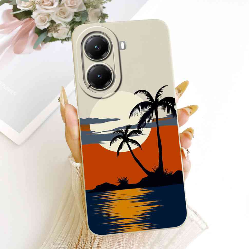 Butterfly Cherry For Xiaomi POCO X 7 x7 Pro 5G Case Clear Soft Bumper Protection Silicon Cover Capas For POCO X7 Pro