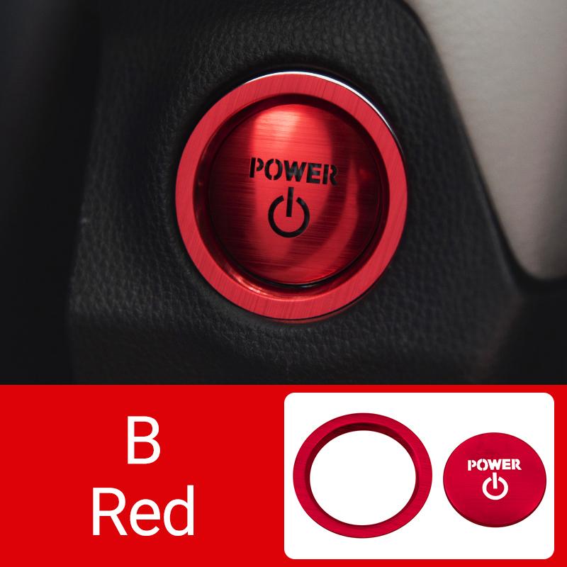 Для Toyota RAV4 XA50 2019-2021 2022 2023 2024 Алюминиевый автомобильный двигатель с кнопкой запуска и остановки одним нажатием, кольцо, накладка, круглая наклейка