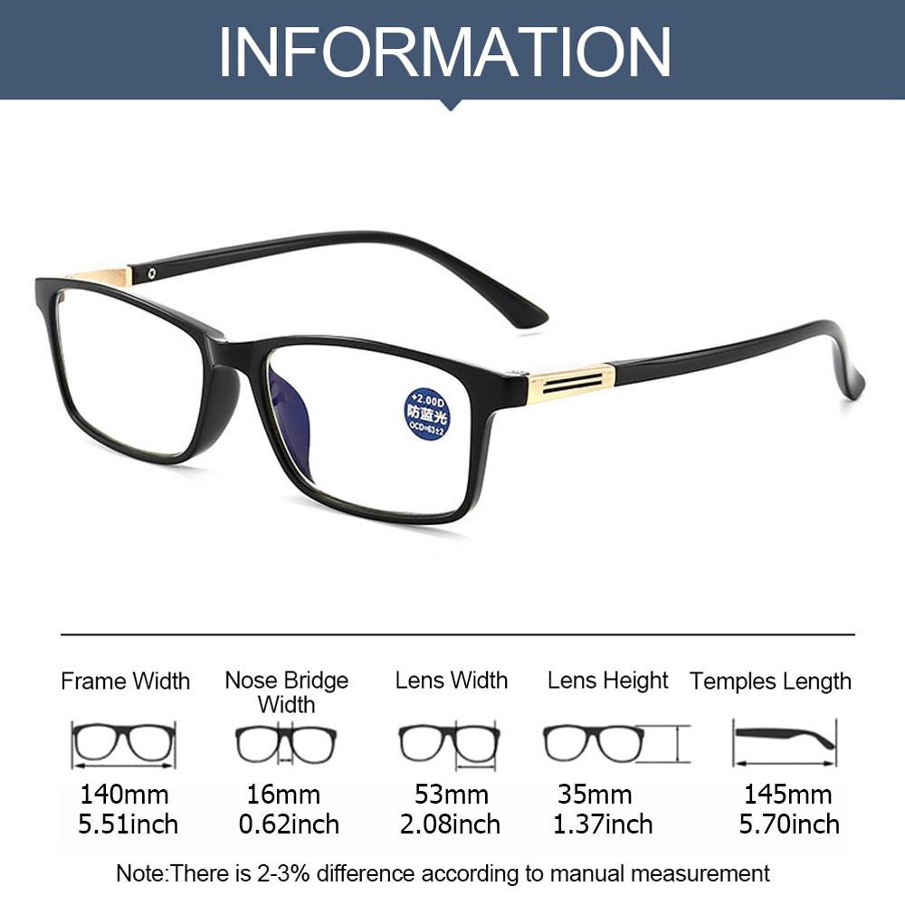 Vision Care Portable Eyeglasses Reading Glasses Presbyopia Eyeglasses Blue Light Blocking Glasses