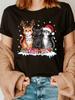 Christmas Cats with Lights and Gifts T-shirt