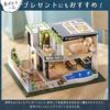 moin moin Кукольный домик Миниатюрный DIY Набор для ручной работы Инструкции Европейская вилла Садовая вилла Светодиодная подсветка Акриловый кейс Фигурка Музыкальная шкатулка 2201dh307 1/24
